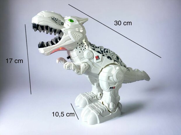 Mechanical Electric Dinosaur Toy Egg Laying Roaring Sounds Tyrannosaurus for Kids.