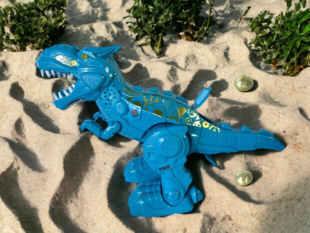 Mechanisches elektrisches Dinosaurier-Spielzeug, das Eier legt, br&uuml;llende Ger&auml;usche, Tyrannosaurus f&uuml;r Kinder.