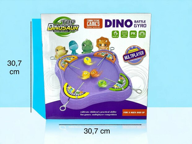 Dinosaurus Battle Gyro games&nbsp;2 tot 4 personen kunnen spelen.