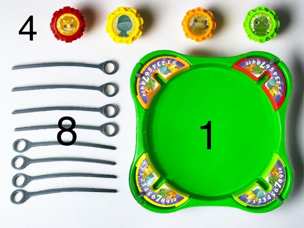 Dinosaurus TOP Battle Gyro games&nbsp;2 tot 4 personen kunnen spelen.