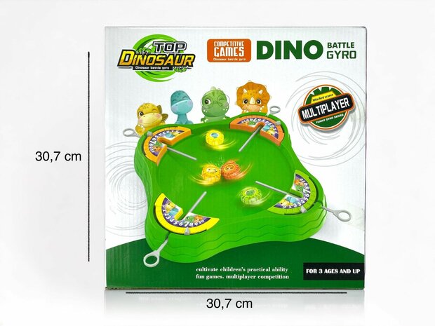 Jeux Dinosaur TOP Battle Gyro 2 &agrave; 4 personnes peuvent jouer.