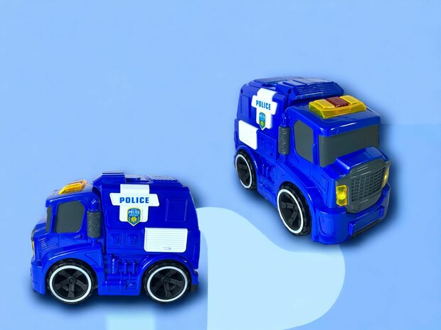 AMBULANCE TOY VEHICLE 19.5CM WITH SIREN SOUND AND LIGHTS