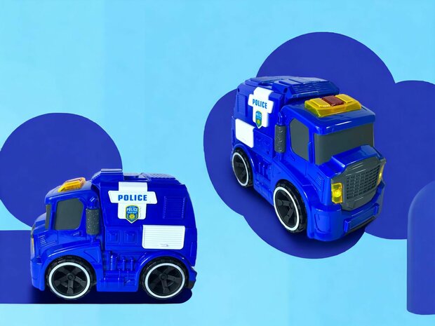 AMBULANCE TOY VEHICLE 19.5CM WITH SIREN SOUND AND LIGHTS