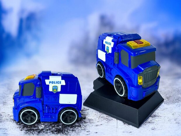 AMBULANCE TOY VEHICLE 19.5CM WITH SIREN SOUND AND LIGHTS