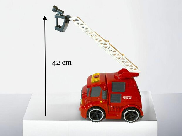 Toy fire truck - CAR MODEL - 22 CM WITH SIREN SOUND AND LIGHTS