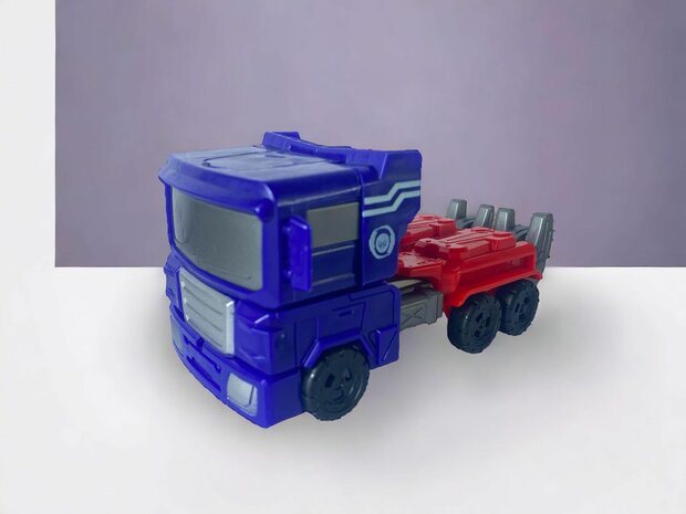 Transform Optimus Prime speelgoed, deformated car robot, transformeable car, auto speelgoed 2 in 1