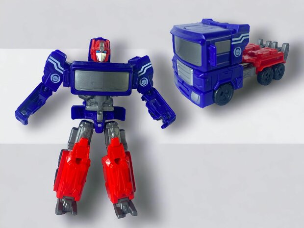 Transform Optimus Prime toy, deformated car robot, transformeable car, car toy 2 in 1