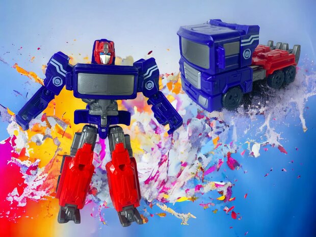 Transform Optimus Prime speelgoed, deformated car robot, transformeable car, auto speelgoed 2 in 1