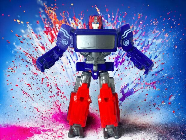 Transform Optimus Prime toy, deformated car robot, transformeable car, car toy 2 in 1