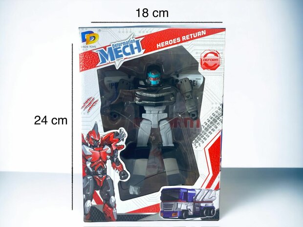 Transform Optimus Prime speelgoed, deformated car robot, transformeable car, auto speelgoed 2 in 1D