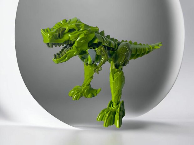 Transform Optimus Prime speelgoed, deformated dino robot, transformeable dino, dinos speelgoed 2 in 1.