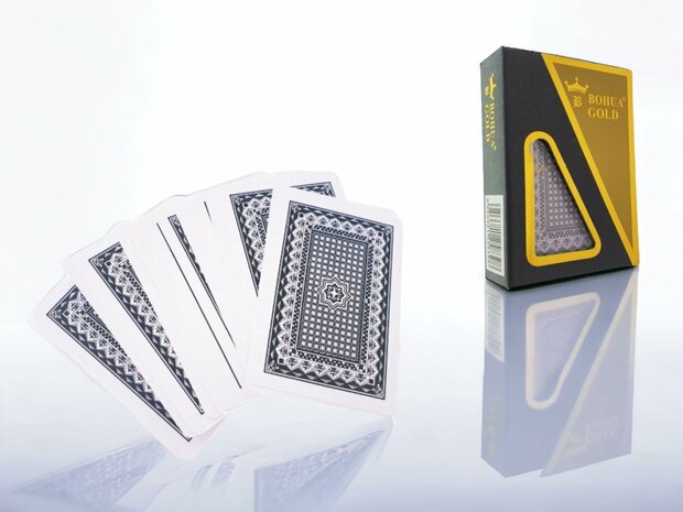 Speelkaart &nbsp;- waterdicht - high quality -100% plastic - BOHUA GOLD