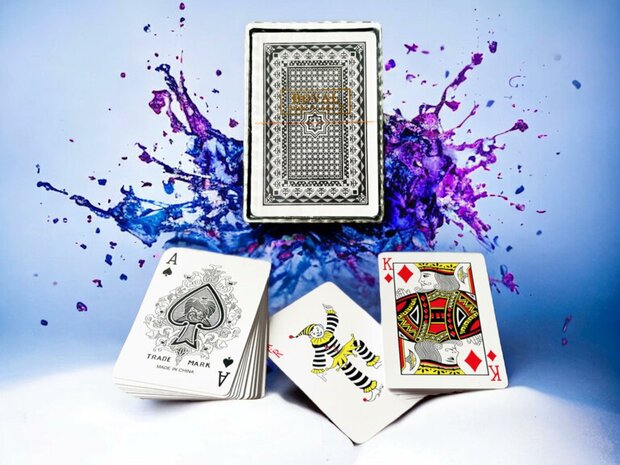 Spielkarten-Set &ndash; wasserdicht &ndash; 100 % Kunststoff &ndash; BOVAL