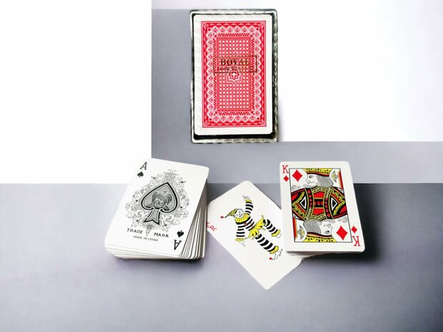 Playing card - waterproof - 100% plastic - BOVAL