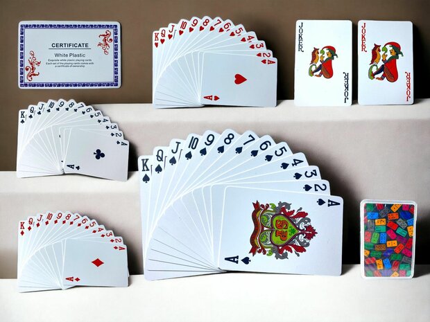Spielkarte von hoher Qualit&auml;t, wasserdicht, 100 % hochwertiger Kunststoff