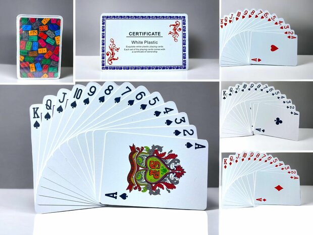 Spielkarte von hoher Qualit&auml;t, wasserdicht, 100 % hochwertiger Kunststoff