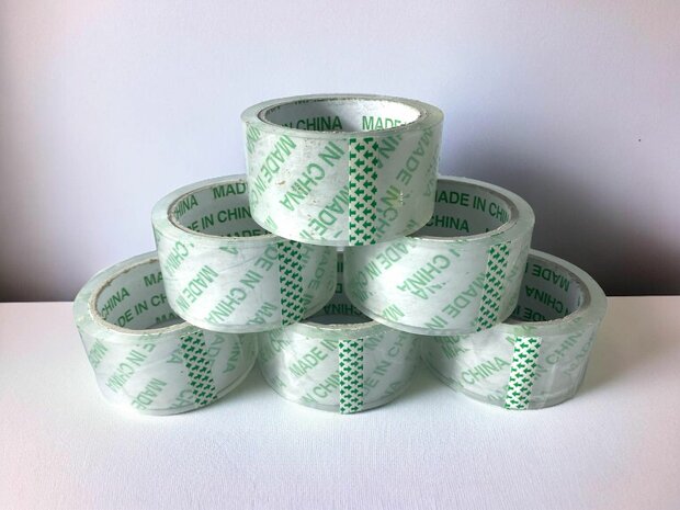 Adhesive tape 50m Packing tape Colourless