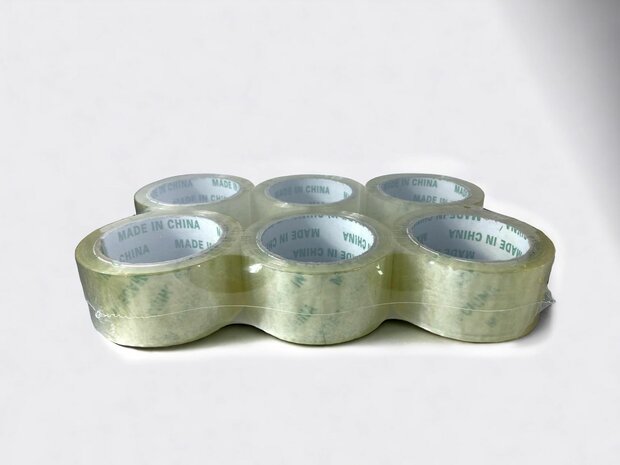 Adhesive tape 66m Packaging tape Transparent color