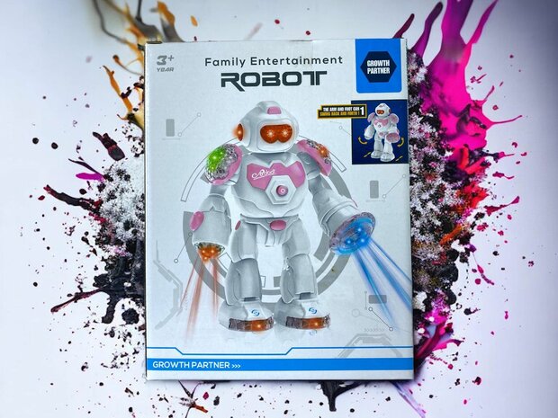 Speelgoed robot Super Warrior- LED licht en geluid The Future Robot 25CM