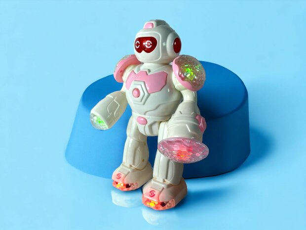 Speelgoed robot Super Warrior- LED licht en geluid The Future Robot 25CM