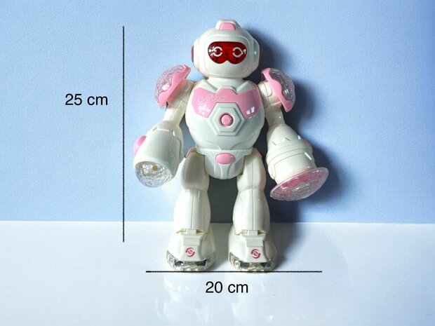 Speelgoed robot Super Warrior- LED licht en geluid The Future Robot 25CM