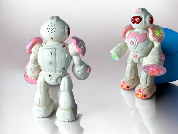 Speelgoed robot Super Warrior- LED licht en geluid The Future Robot 25CM