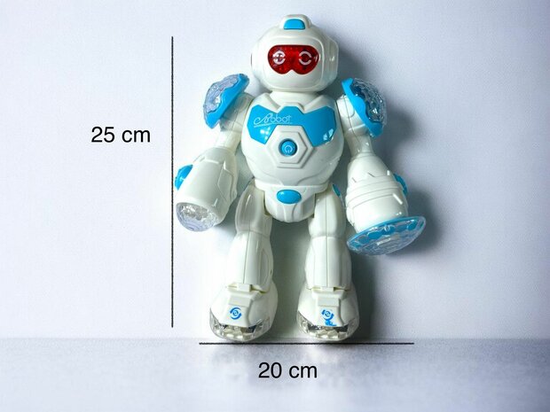 Speelgoed robot Super Warrior- LED licht en geluid The Future Robot 25CM