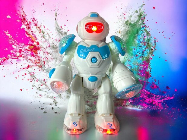 Spielzeugroboter Super Warrior - LED-Licht und Sound Der Zukunftsroboter 25CM