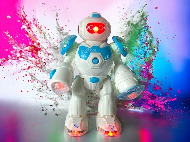 Speelgoed robot Super Warrior- LED licht en geluid The Future Robot 25CM