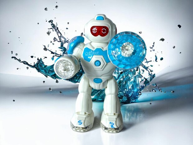 Speelgoed robot Super Warrior- LED licht en geluid The Future Robot 25CM