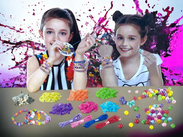 Sieradenaccessoireset, grappige gemengde kleuren aankleedspeelgoedset voor kinderen