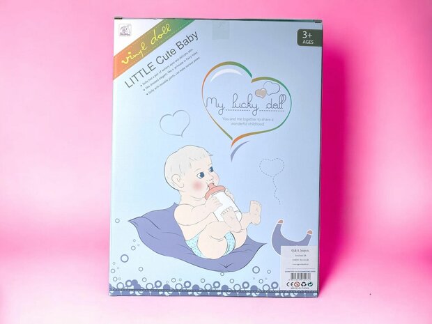 Schattige baby pop + accessoires - 32CM My lucky doll