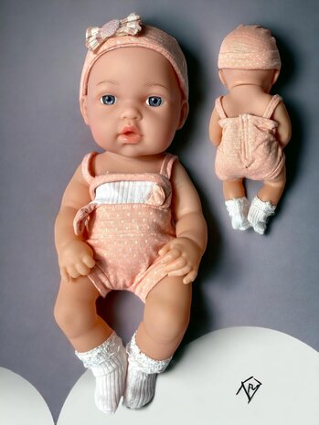 Cute baby doll + accessories - 32CM My lucky doll