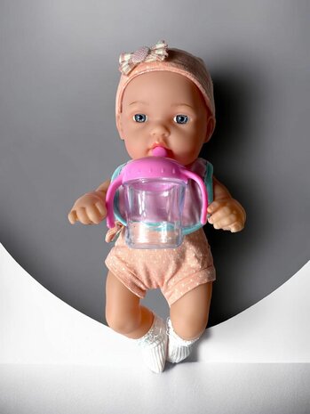 Cute baby doll + accessories - 32CM My lucky doll