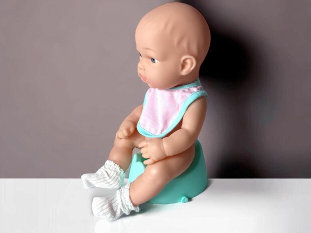 Cute baby doll + accessories - 32CM My lucky doll