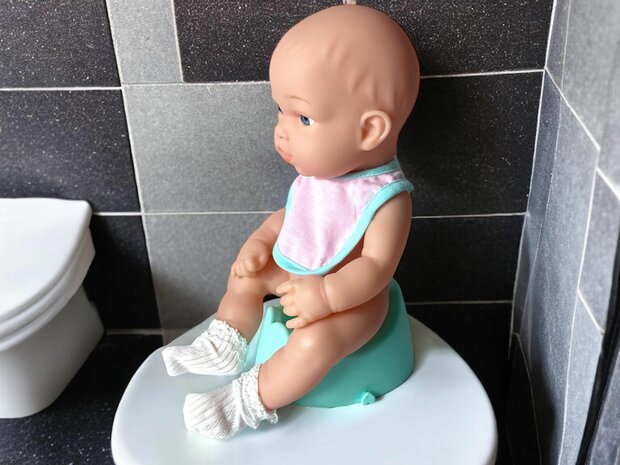 Schattige baby pop + accessoires - 32CM My lucky doll