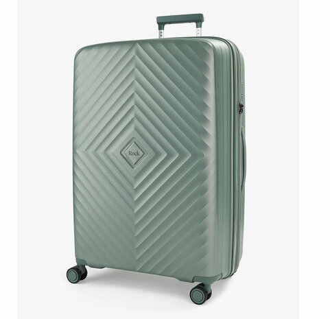 ensemble de valises 3 pi&egrave;ces PP (ROCK) serrure &agrave; combinaison TSA et mat&eacute;riau PP Vert