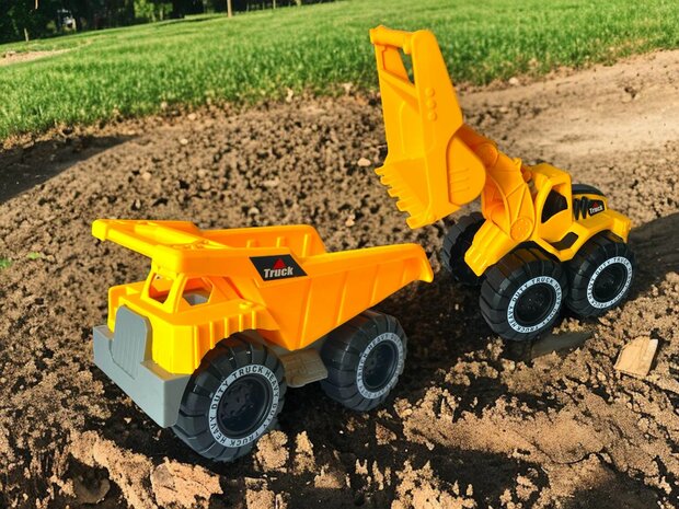 Speelgoed Dump truck Modelbouwvloot Peuter Vroeg onderwijs Bouwvoertuigen Speelgoed 1:18