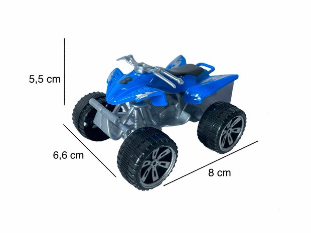 Truck toy with trailer + 4 pieces Mini cars - 36.2 CM