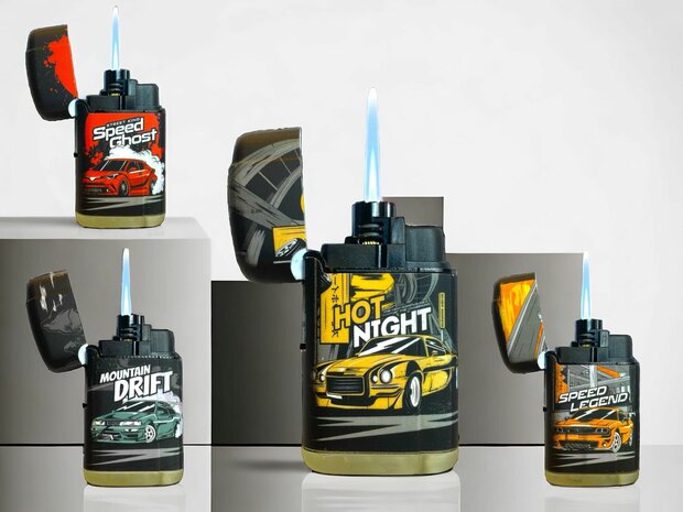 windproof lighter - 20 pieces in display - Jetflame - turbo lighters