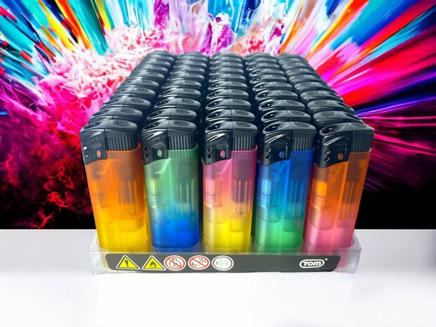 Lighter Windproof - tray of 50 pieces - Lighters Turbo flame