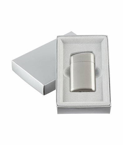 Turbo Jet Flame lighter - Luxury edition Chrome Silver Metal