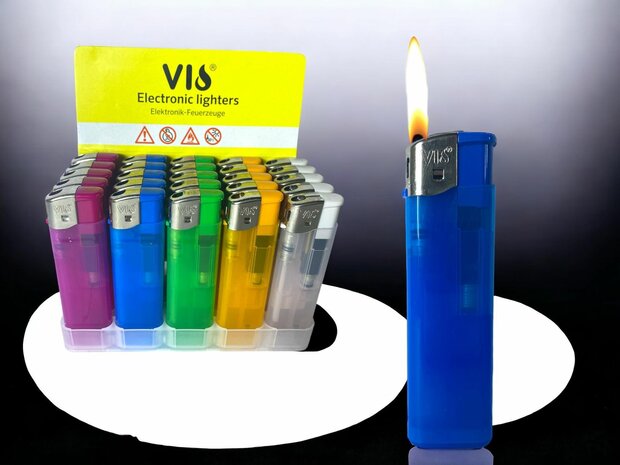 Click Lighters - 25 pieces in tray and refillable