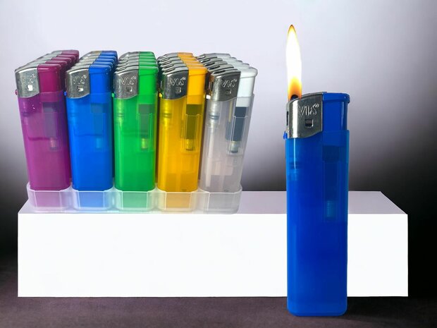 Click Lighters - 25 pieces in tray and refillable