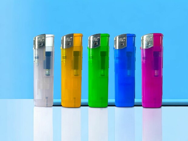 Click Lighters - 25 pieces in tray and refillable