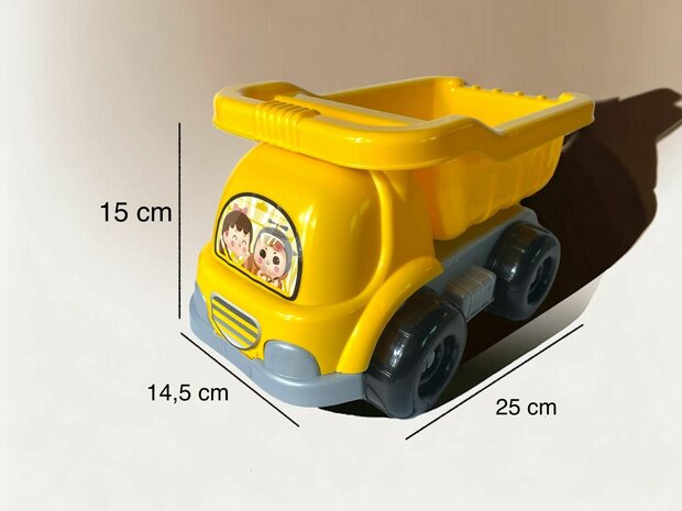 Beach set car Sand set Tipper car 25 CM - Car 5 Piece Beach