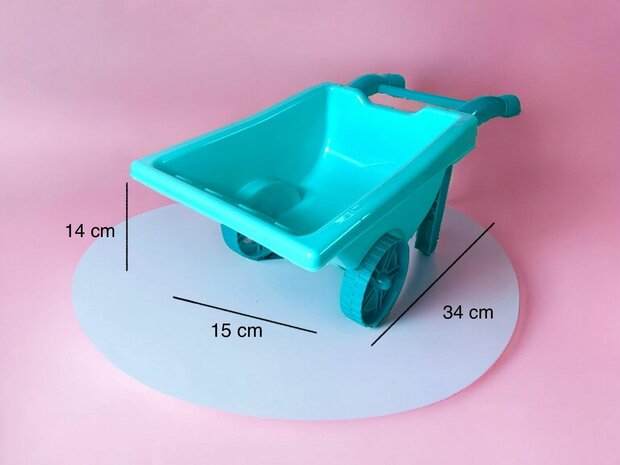 Sandbox Toy Set - wheelbarrow 34 CM - Sand Set 6 Piece Beach