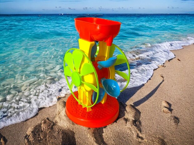 Strandzandspel Speelgoed Schoppen Zandloper Emmer Kinderen Rollenspel 9 stuks