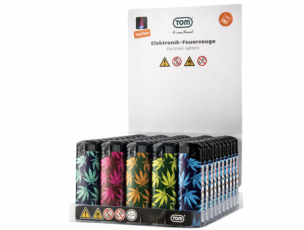 Aanstekers Windproof - turbo vlam - 50 stuks - wind aansteker CANNABIS