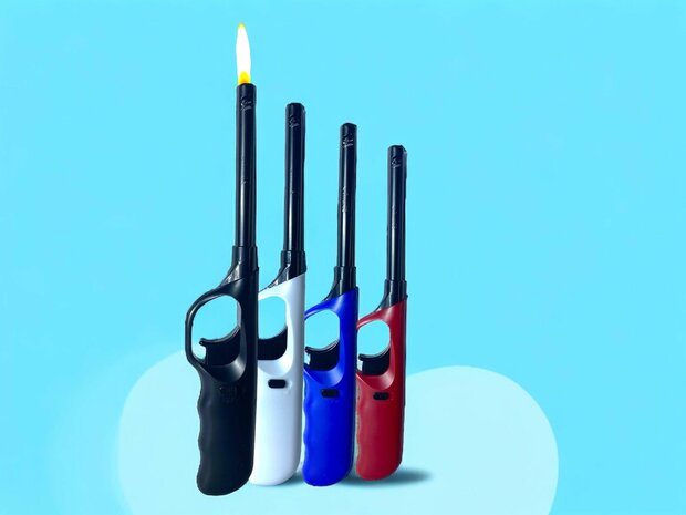 BBQ Lighter - Candle lighter kitchen lighters - 16 pieces - refillable